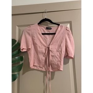 Front tie shirt